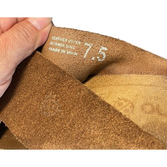 Yokono Brown Leather Strappy Suede  Wedge Cadiz Sandals Womens Size 7.5 Cork - Picture 8 of 12